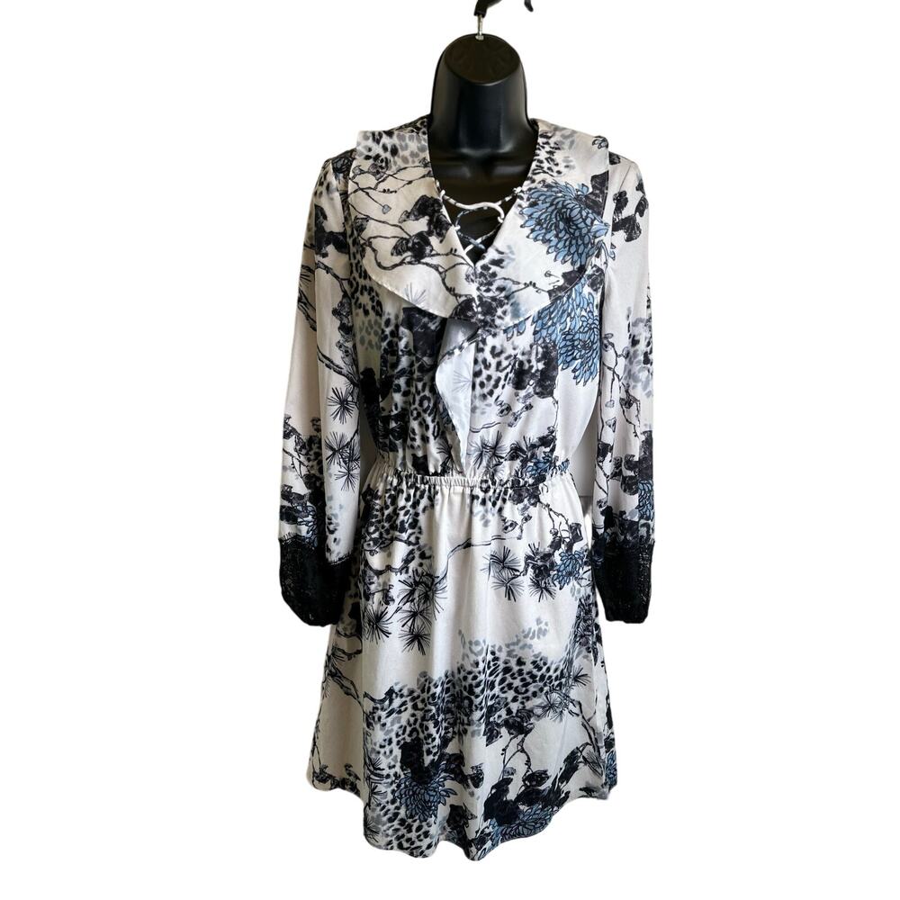 Kobi Floral + Lace Dress